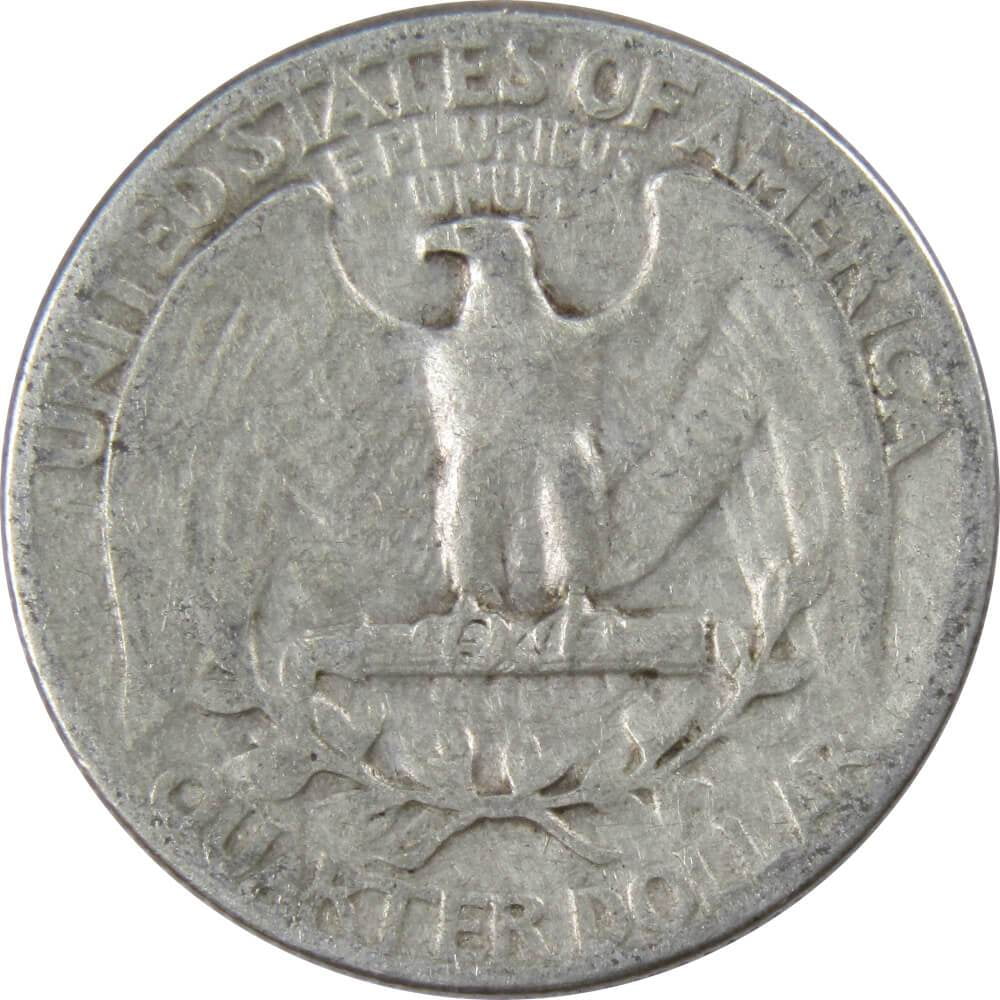 1942 Washington Quarter AG About Good 90% Silver 25c US Coin Collectible image 0
