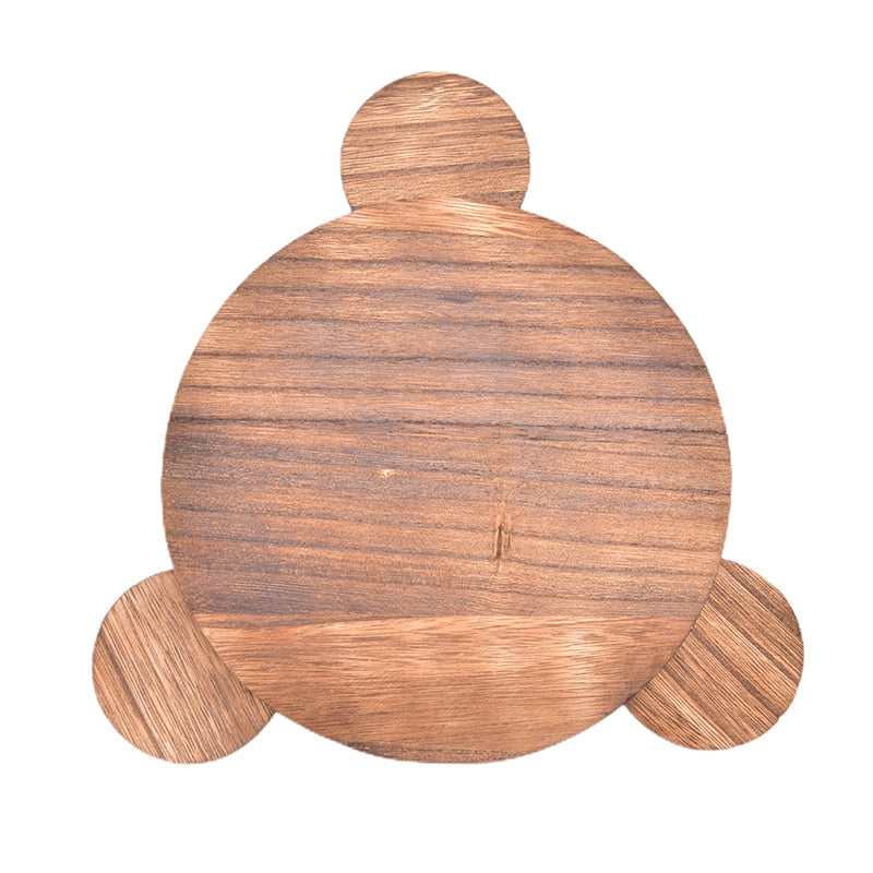 Astrology Pentagram wood Candlestick table Pentacle altar plate Triquetra woode image 5