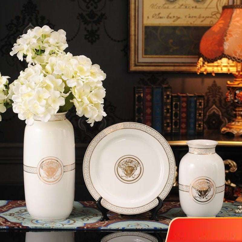 Jingdezhen Light Ceramic Vase, Living Room, Dining Table, TV Cabinet Dec