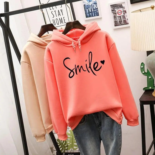 Fashion Trend Pullover Simple Round Neck Shirt Long-sleeved Lettered Loose Swea