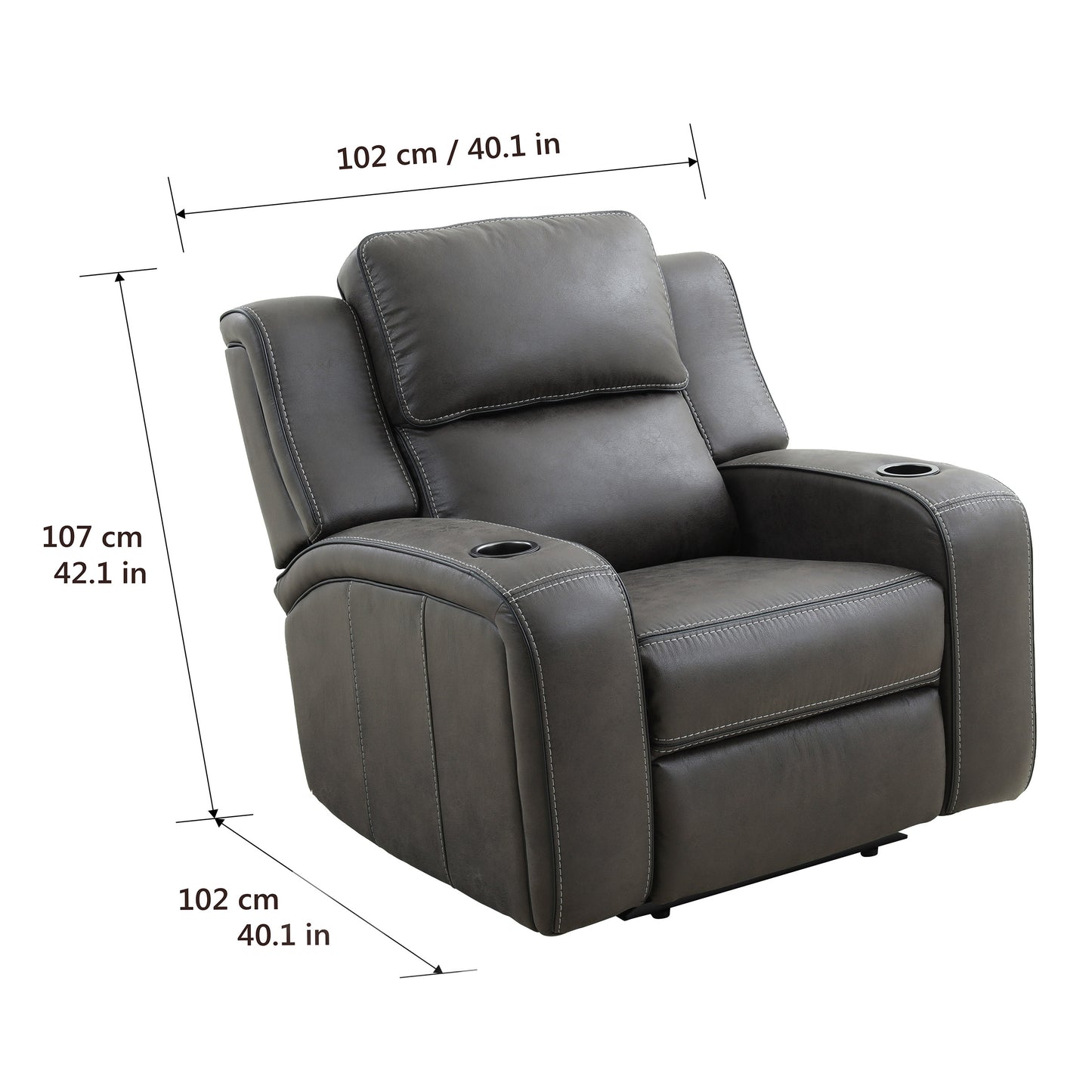 Matteus Fabric Power Recliner image 6