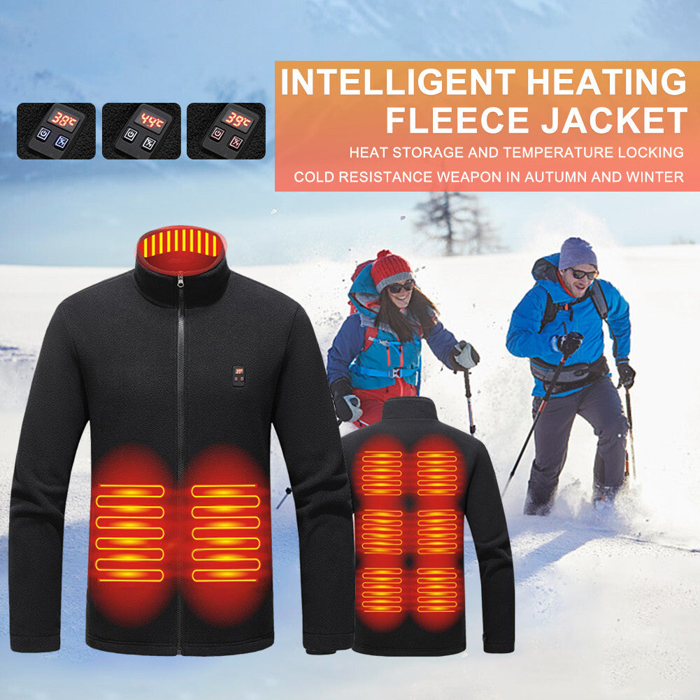 9 Areas Heated Vest Men's Jacket Heated Winter WoMen's Electric Usb Heater Tactica