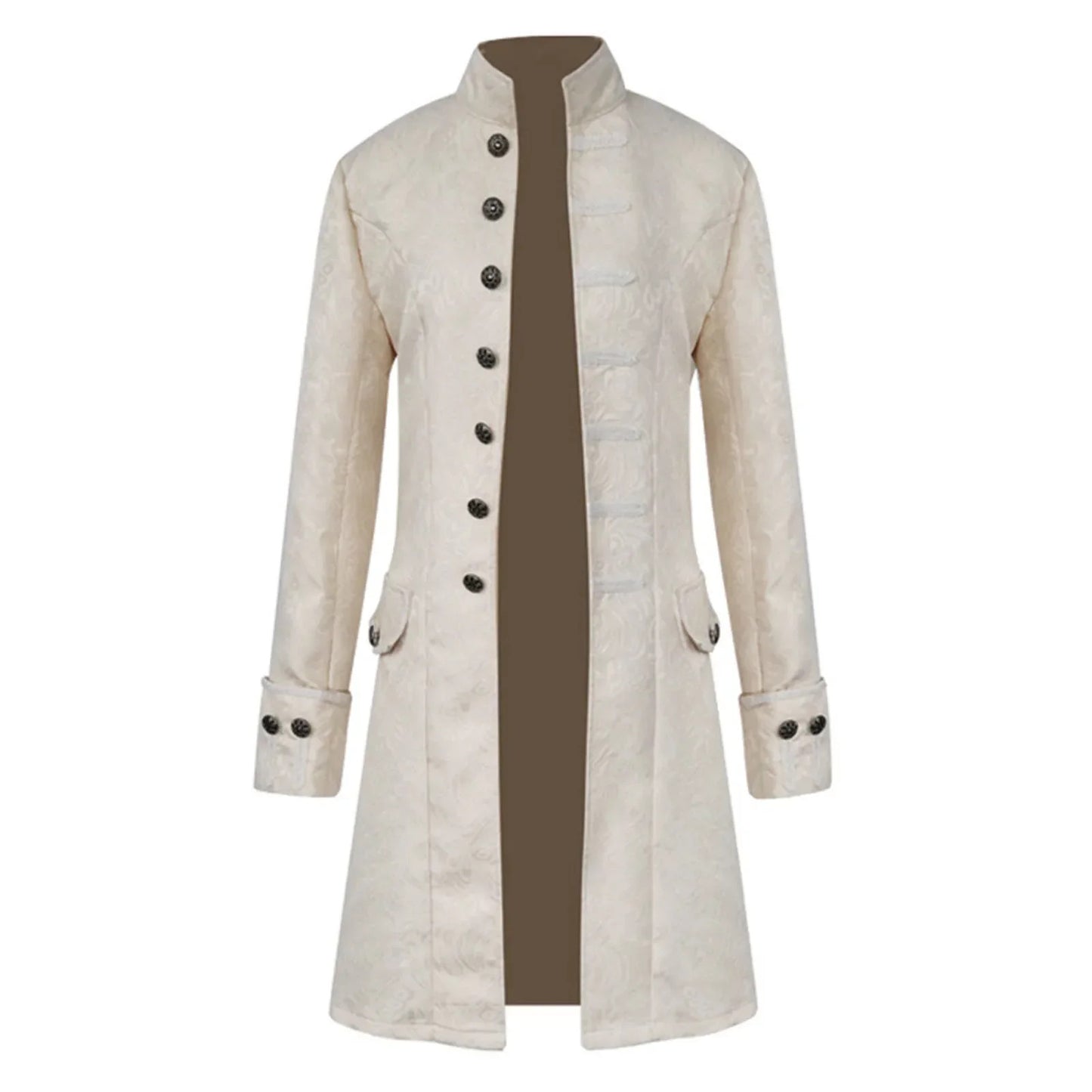 Men'S Steampunk Gothic Victorian Tailcoat - Vintage Medieval Frock Coat, 5 Colors, S-Xxxl