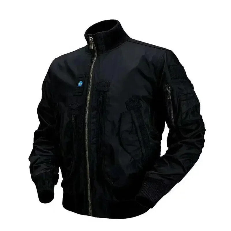 Men's Bomber Jacket Army Tactical Clothing Autumn Windbreaker Husband Pilot Mot