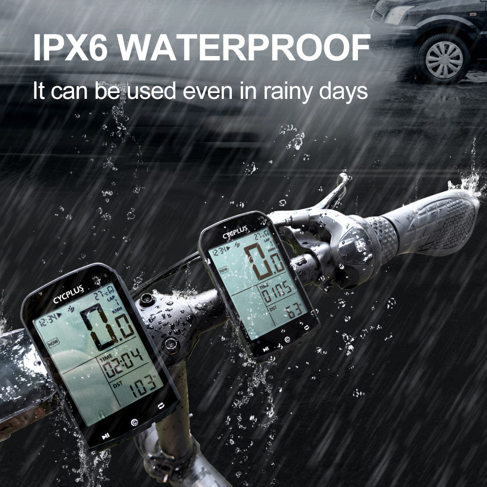 GPS Bike Computer Wireless CYCPLUS M1 Waterproof Speedometer Odometer ANT+ Blue image 7