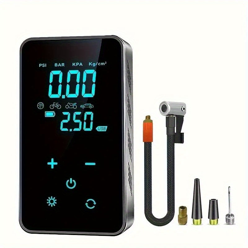 Car Air Pump Wireless Digital Display Smart Air Pump Touch Screen Air Pump Tire