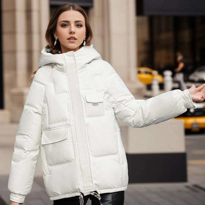 Winter Jacket Women Parkas Hooded Thick Down Cotton Padded Parka Femal