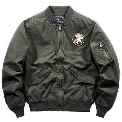 Military Jackets Men's Spring Autumn Casual Multi-pocket Pilot Windbr