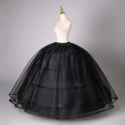 2025 New Hot Sell 4 Hoops Big White Petticoat Super Fluffy Crinoline S