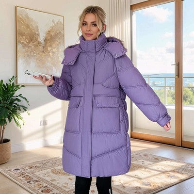 2024 New Winter Jacket Women Parkas Down Cotton Coat Korean Warm Hoode