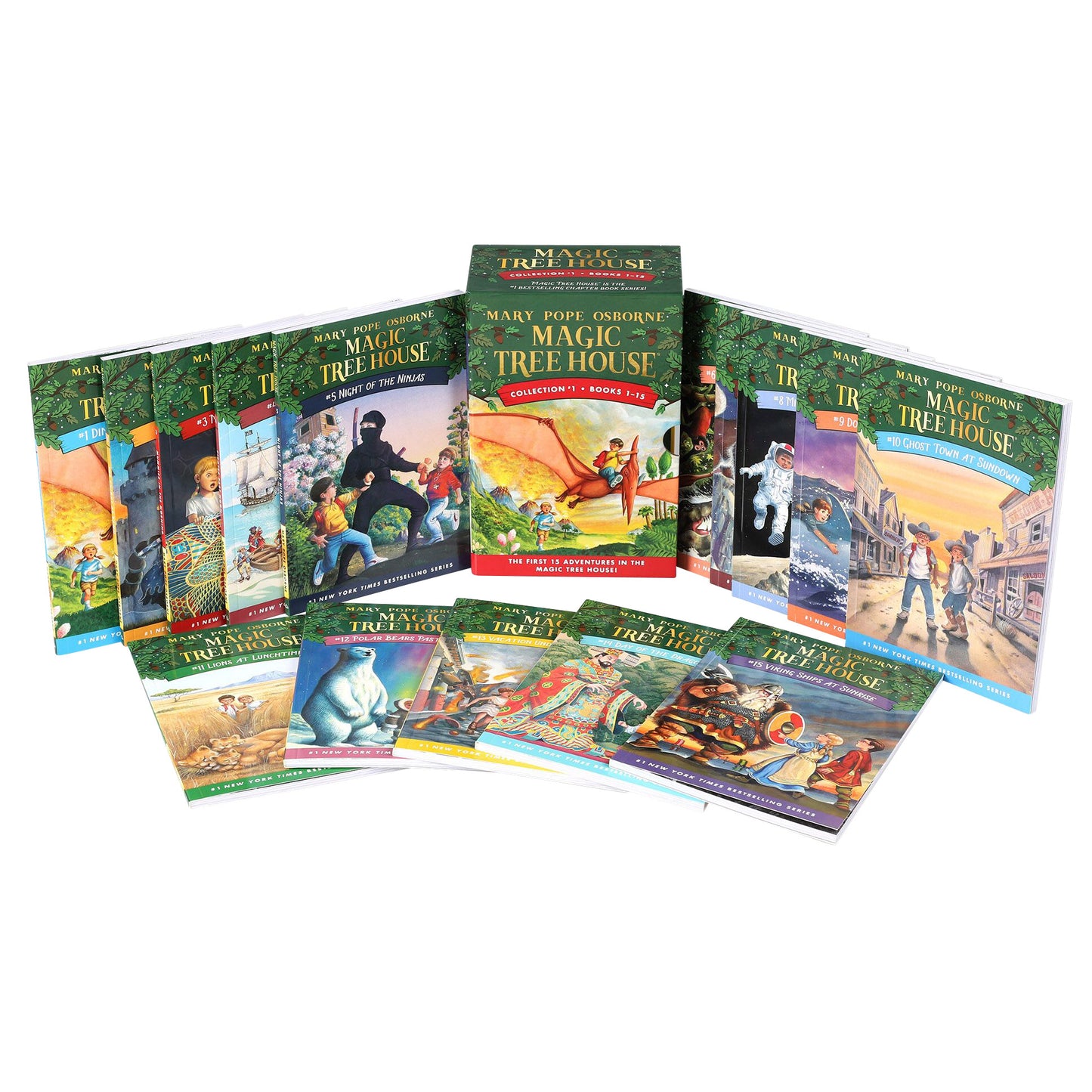 Magic Tree House Collection 1: 1-15 Book Box Set by Mary Pope Osborne image 1