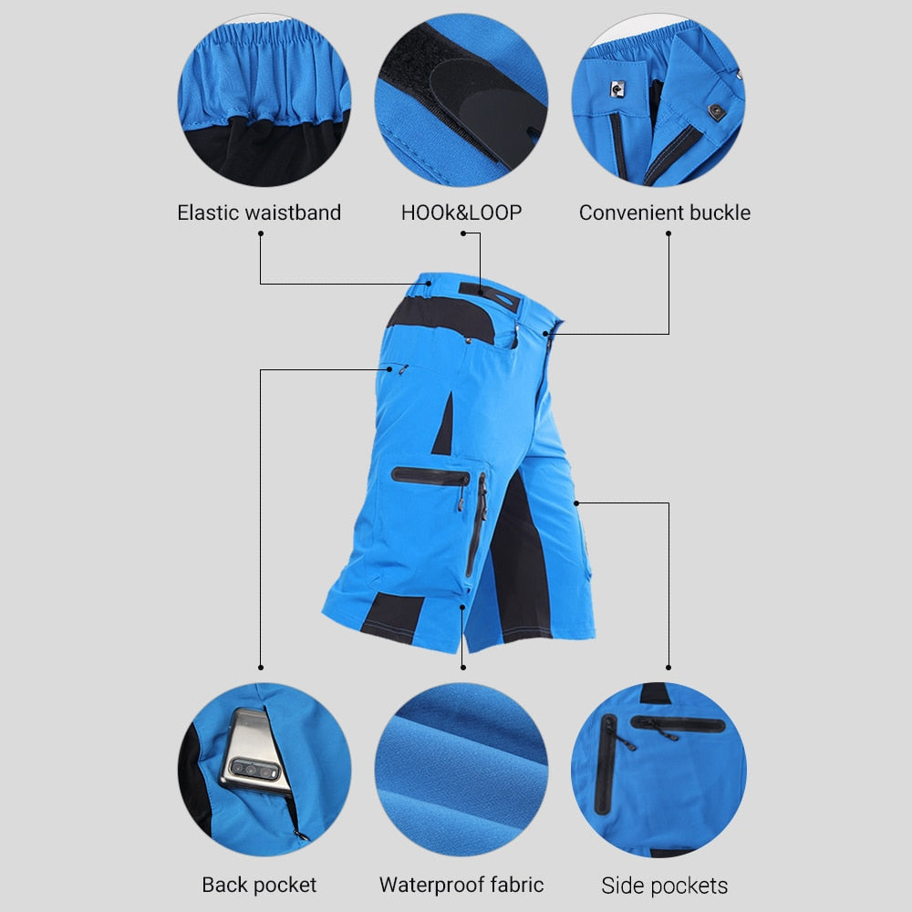 Bicycles Mns Cycling Shorts Loose Fit Sports MTB Shorts Mountain Bike Downhill image 9