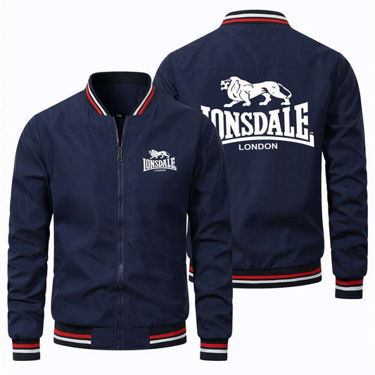 2024 new men's aviator jacket Lonsdale logo travel hiking lightweight jacket ou