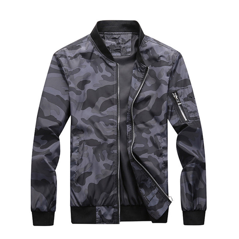 DIMUSI Spring Autumn Men's Camouflage Jackets Male Coats Camo Bomber Jacket Man image 7