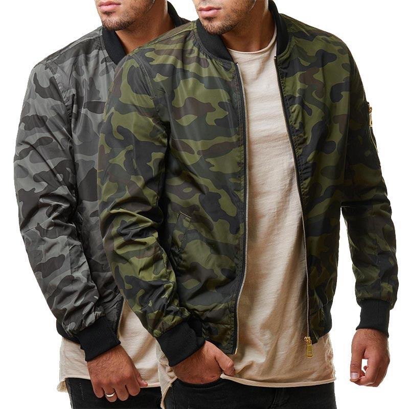 DIMUSI Spring Autumn Men's Camouflage Jackets Male Coats Camo Bomber Jacket Man