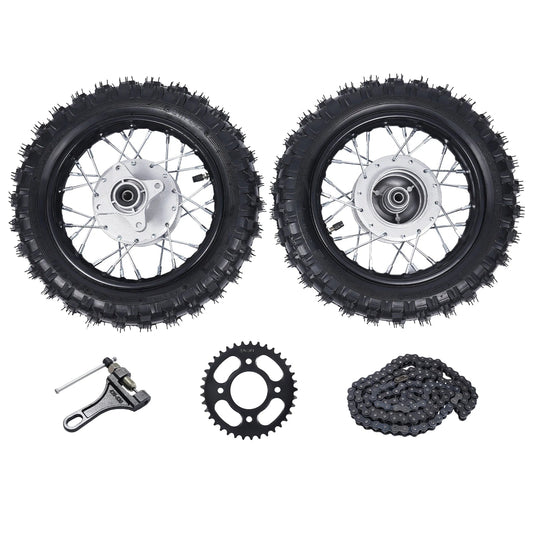 2.50-10 Tire Rim & Wheel with Drum Brake Pit Bike Parts for Honda CRF50 XR50