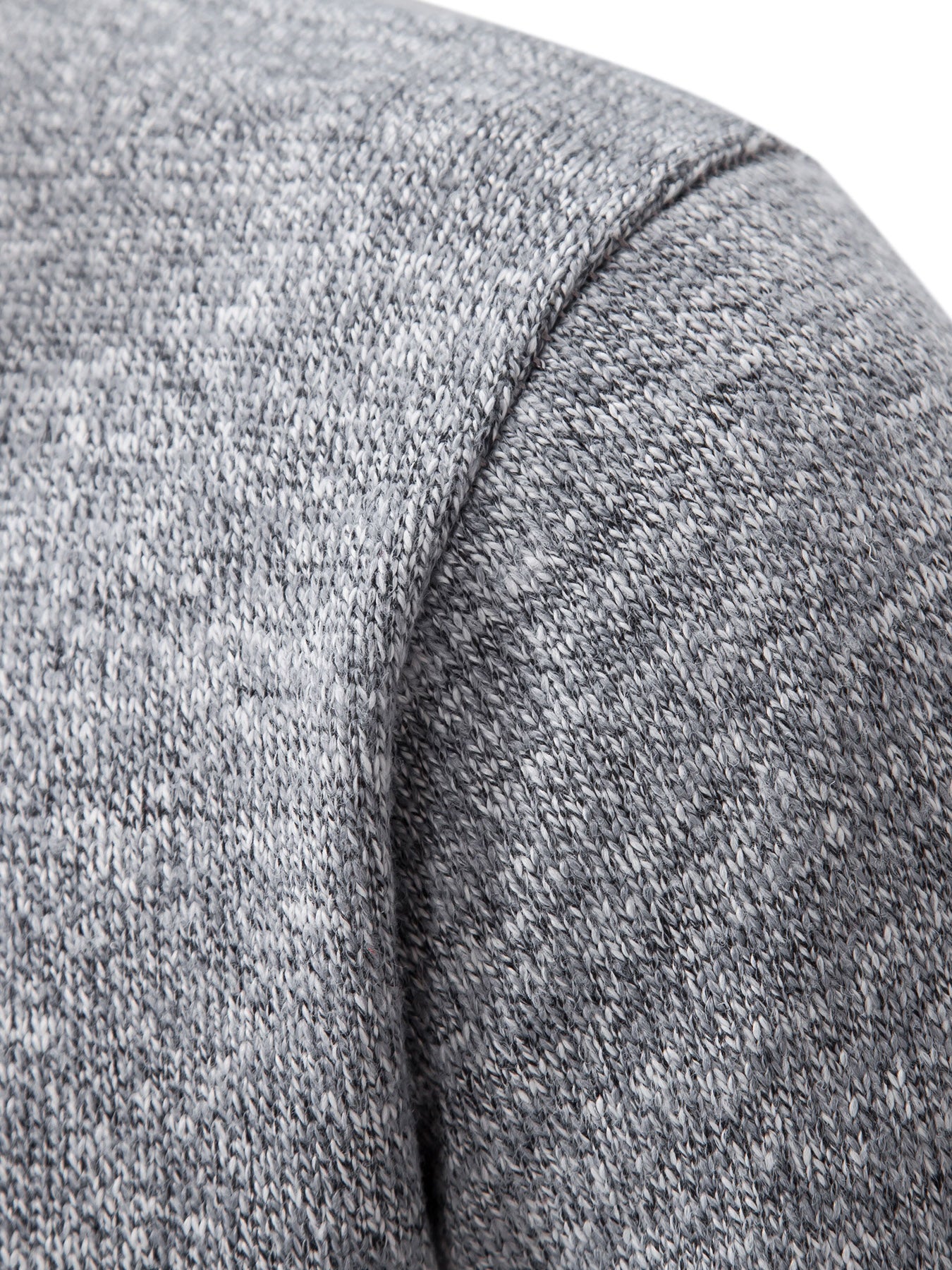 Men's Knit Sweater Cardigan, Zipper Stand-Up Collar Sweater Jacket, Regular Fit