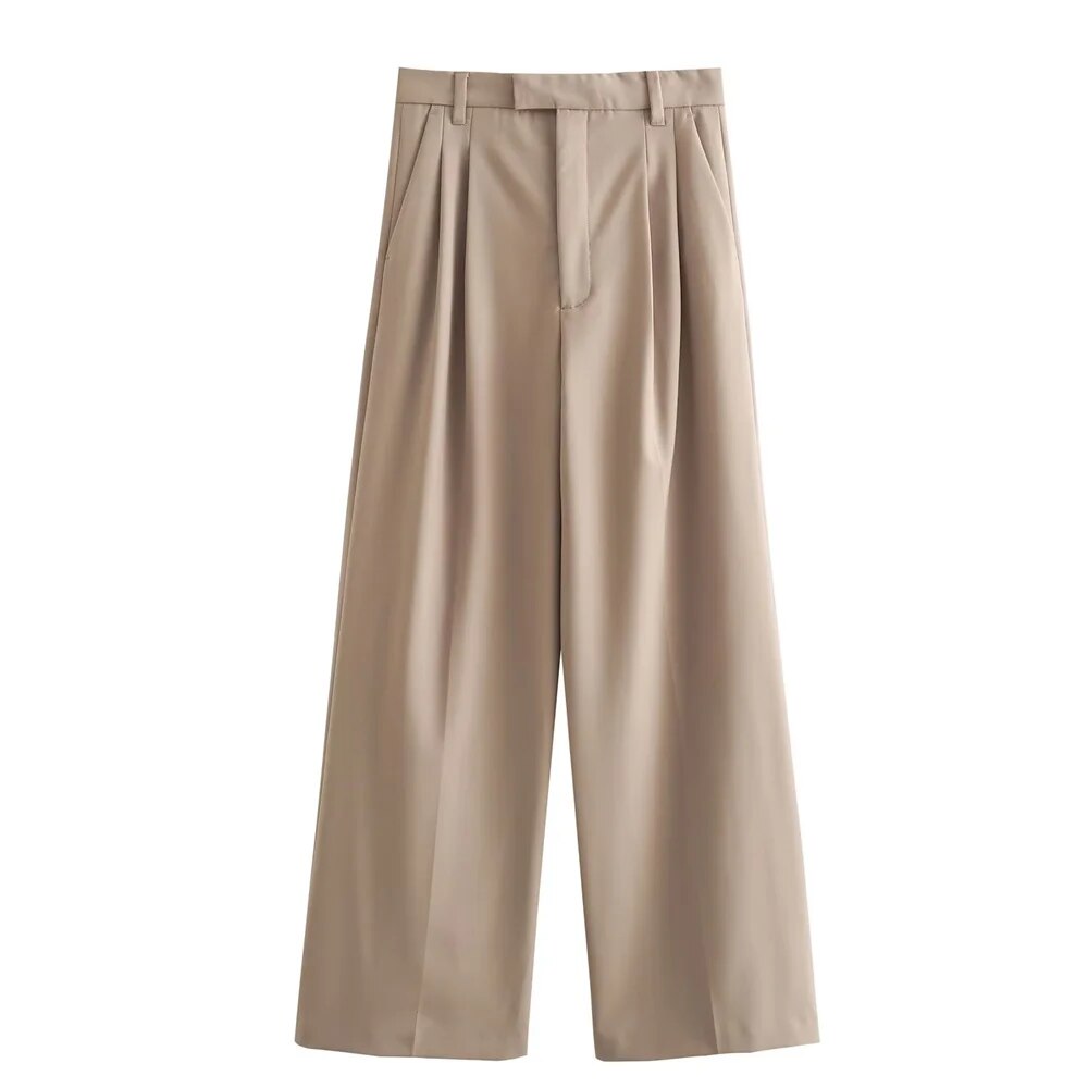 2023 Autumn/Winter New Women Polo Collar Suit Coat V-Neck Sleeveless Ve