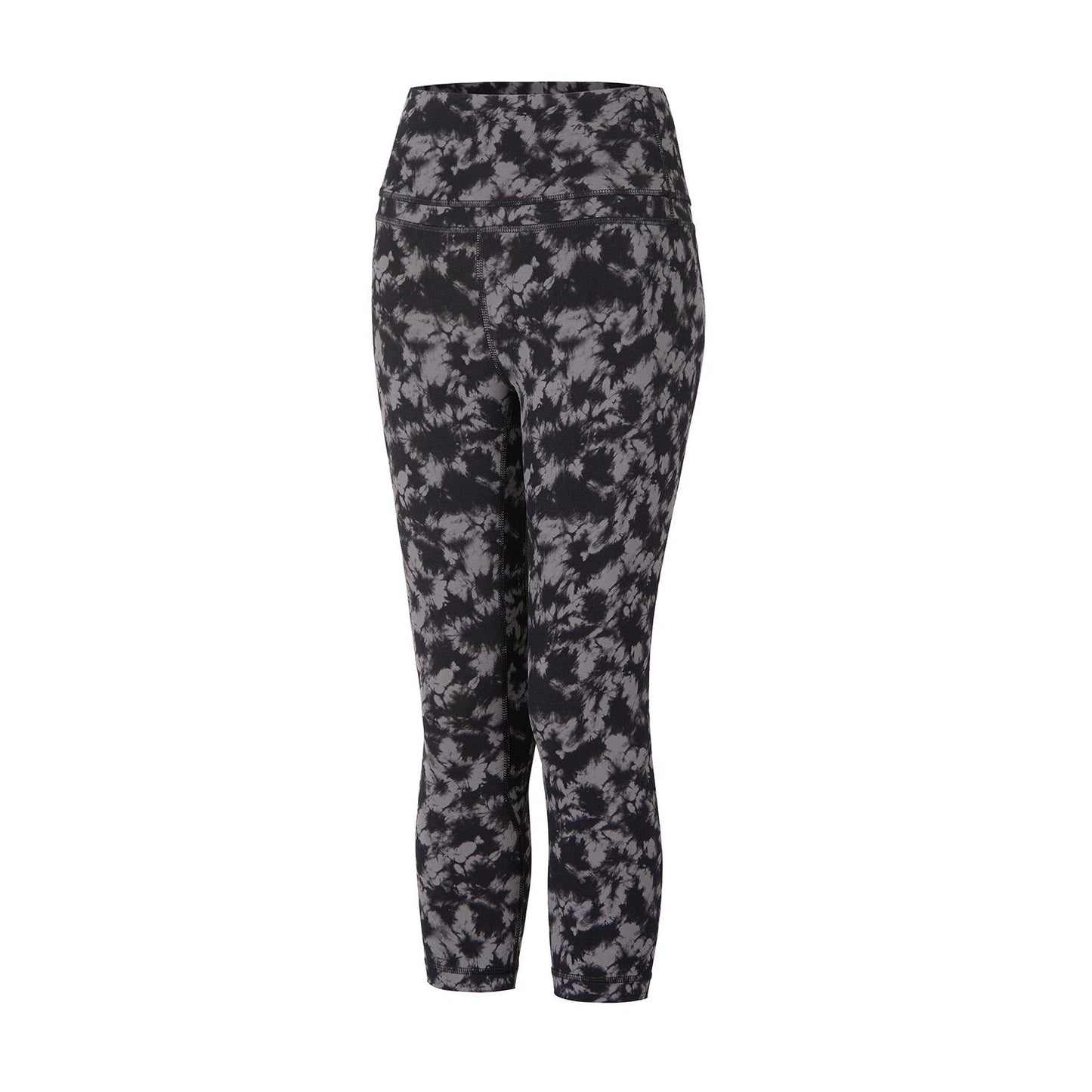 SYROKAN Women High Waist Crop Capri Leggings Workout Pants Naked Feeling -19 I