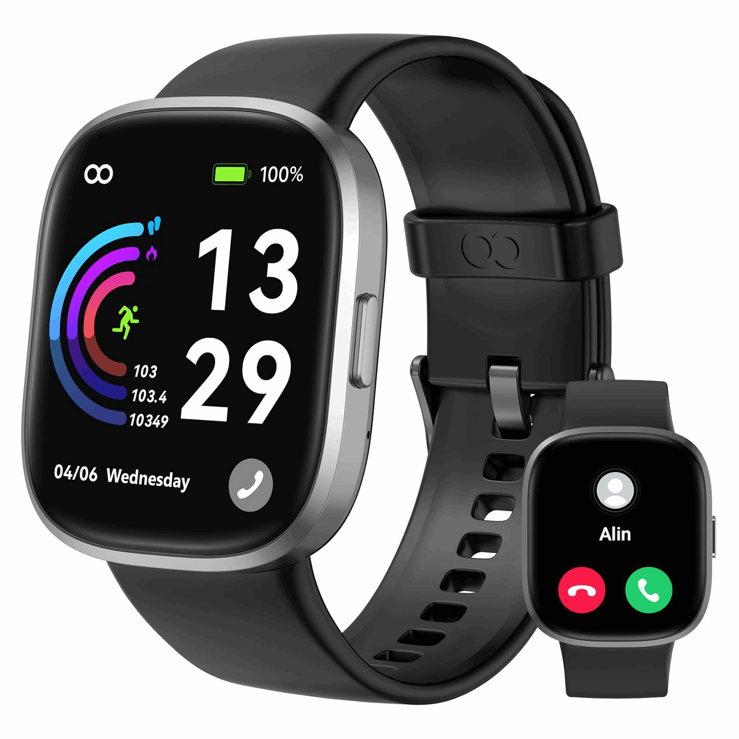 Smart Watch(Answer/Make Call), 1.83" Hd Smart Watches For Men'S Women'S Fitness Tra