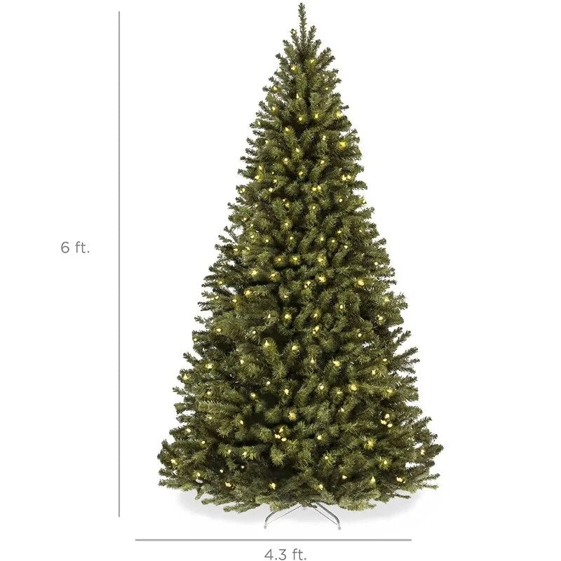 Vebreda Pre-Lit Artificial Christmas Tree 6ft with 300 Clear Incandescent Mini image 5