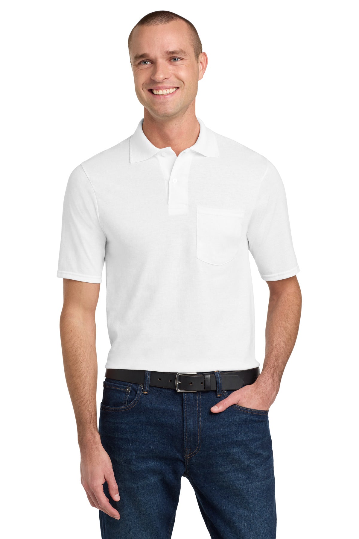 Jerzees Dri-Power Pocket Sport Shirt. 436MP
