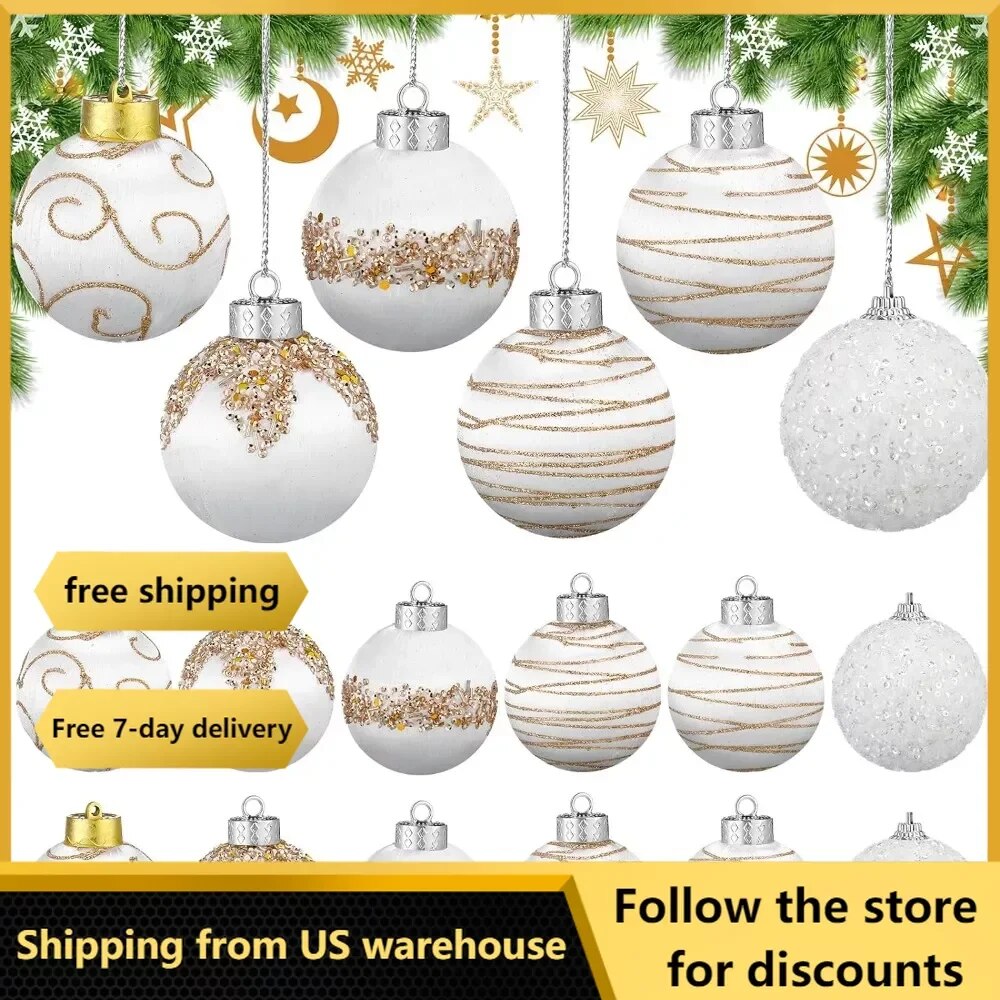 Christmas Supplies Festoon New Year 2024 Decoration New Year's Decor Home Chris image 0