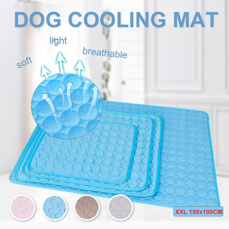 Dog Cooling Mat Extra Large Summer Pet C Bed for Small Big Dogs Cat Durable