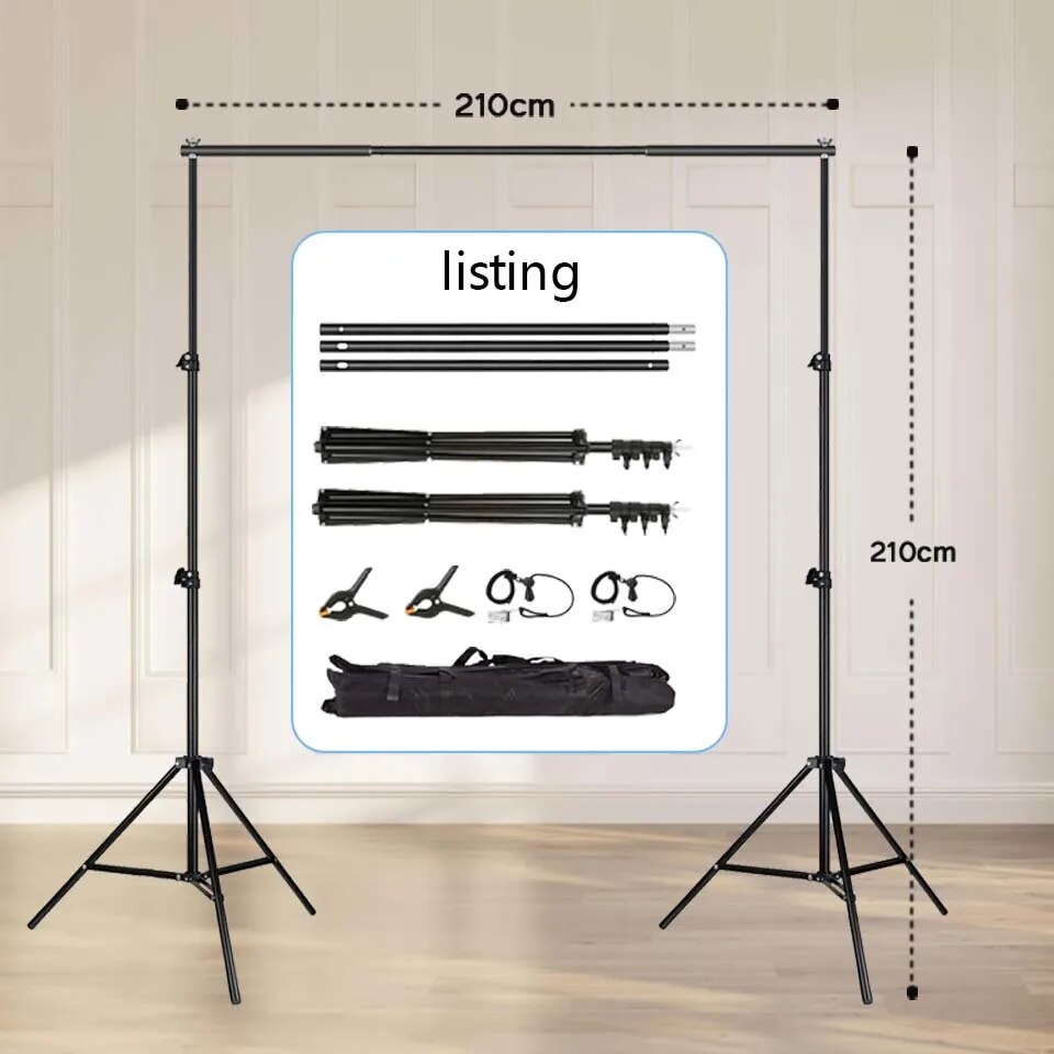 Photography Photo Studio Background Stand Backdrop Chromakey Green Screen Suppo