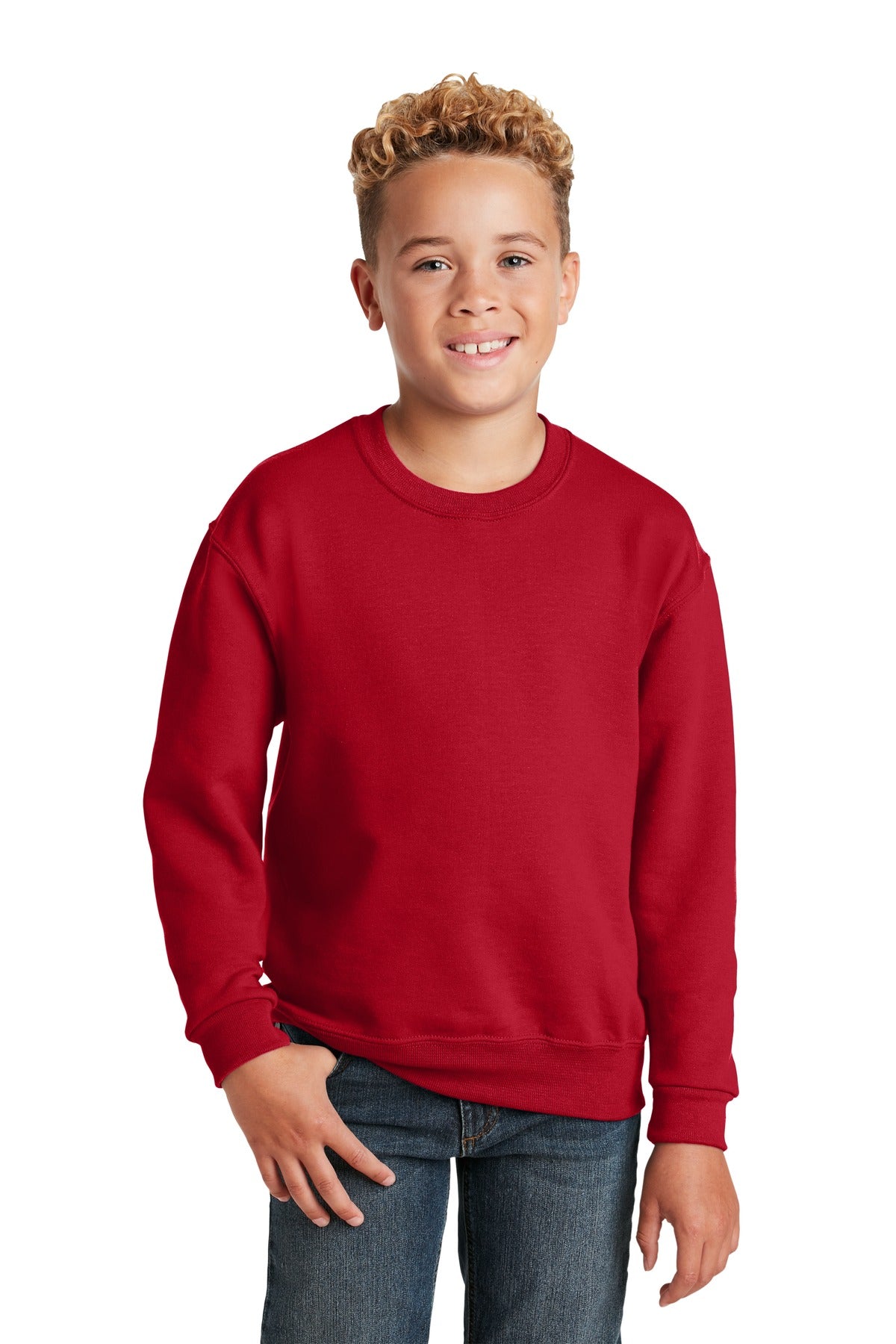 Jerzees Youth NuBlend Crewneck Sweatshirt. 562B