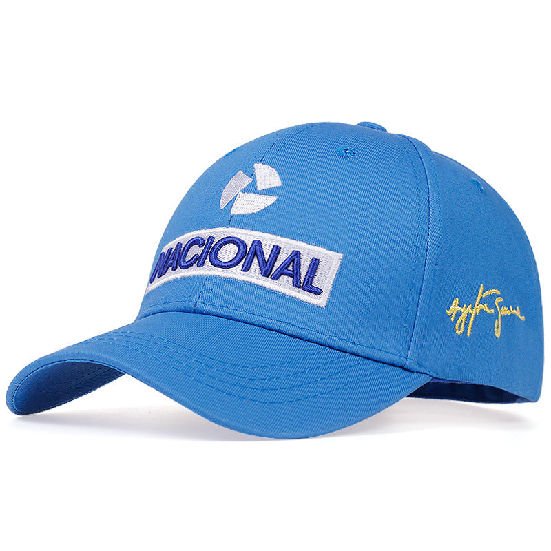 Baseball Cap New Ayrton Senna Racer Fashion Embroidered Hat Outdoor Sun Protect image 4