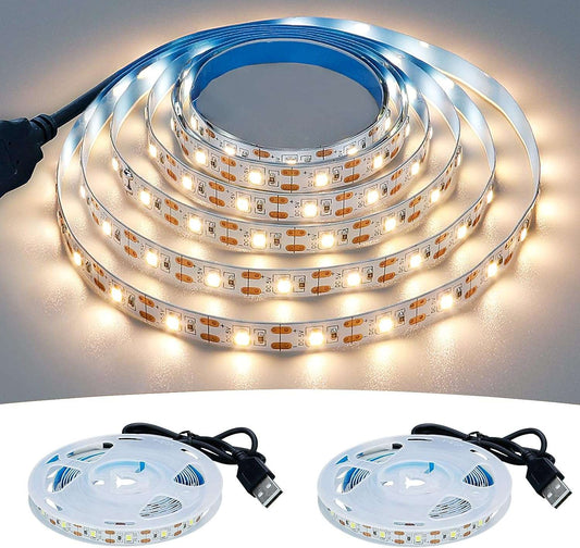 DC 5V USB LED Strips 2835 White Warm White LED Strip Light TV Background Lighting