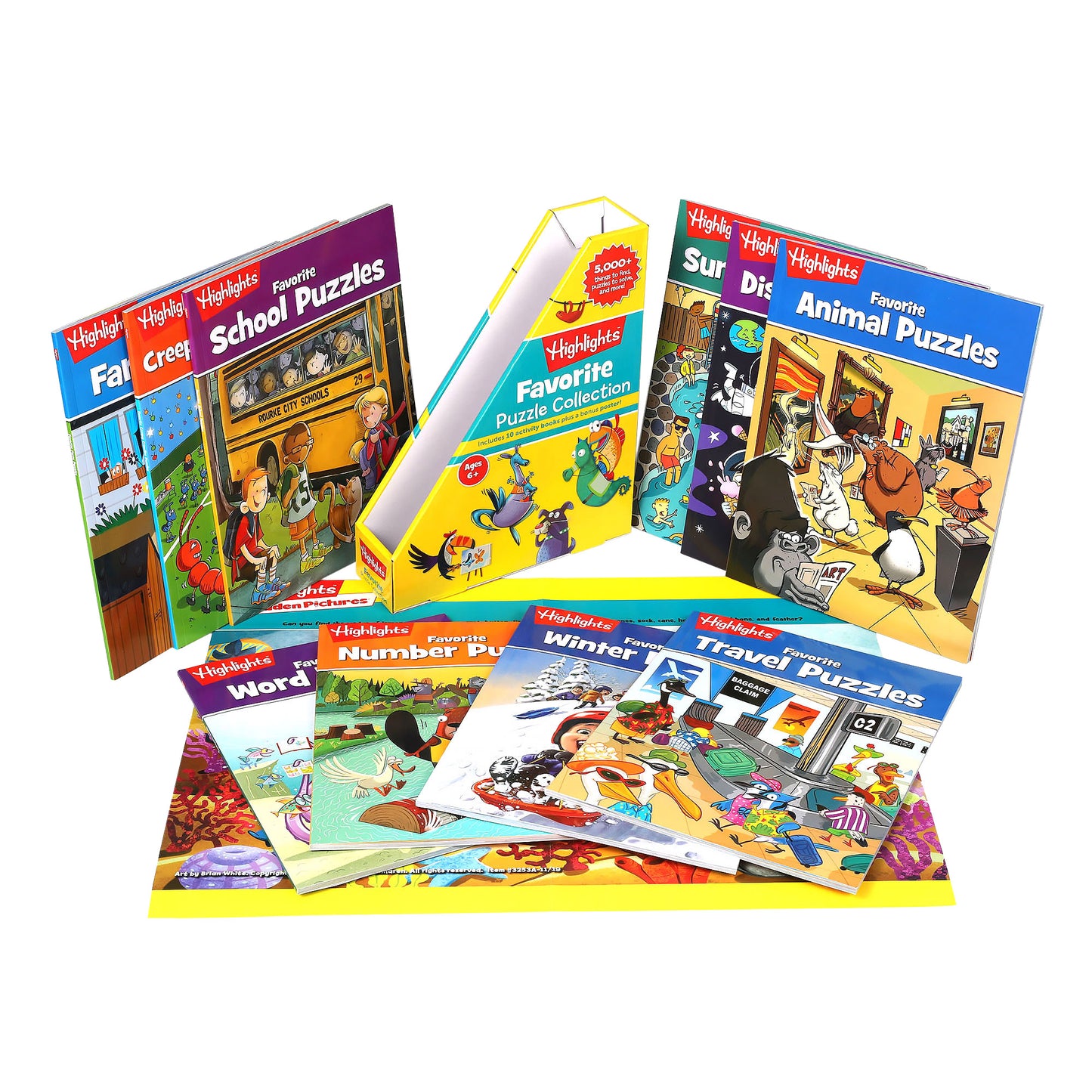 Highlights Favorite Puzzle Collection: 10-Book Wedge image 1