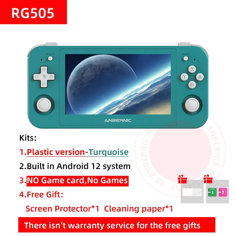 Anbernic Rg505 New Handheld Game Console Android 12 System Unisoc Tige