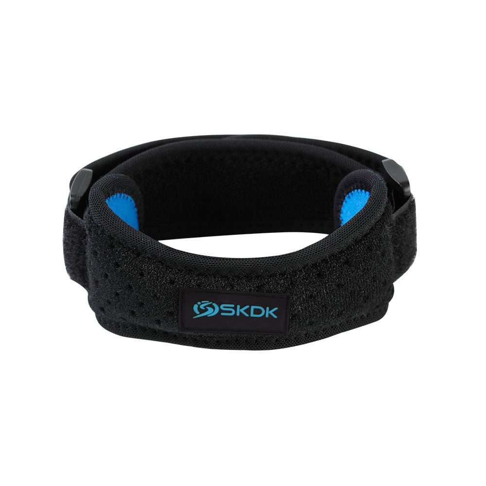 Skdk 1Pc Patella Kneecap Band Adjustable Silica Gel Knee Tendon Strap Protector