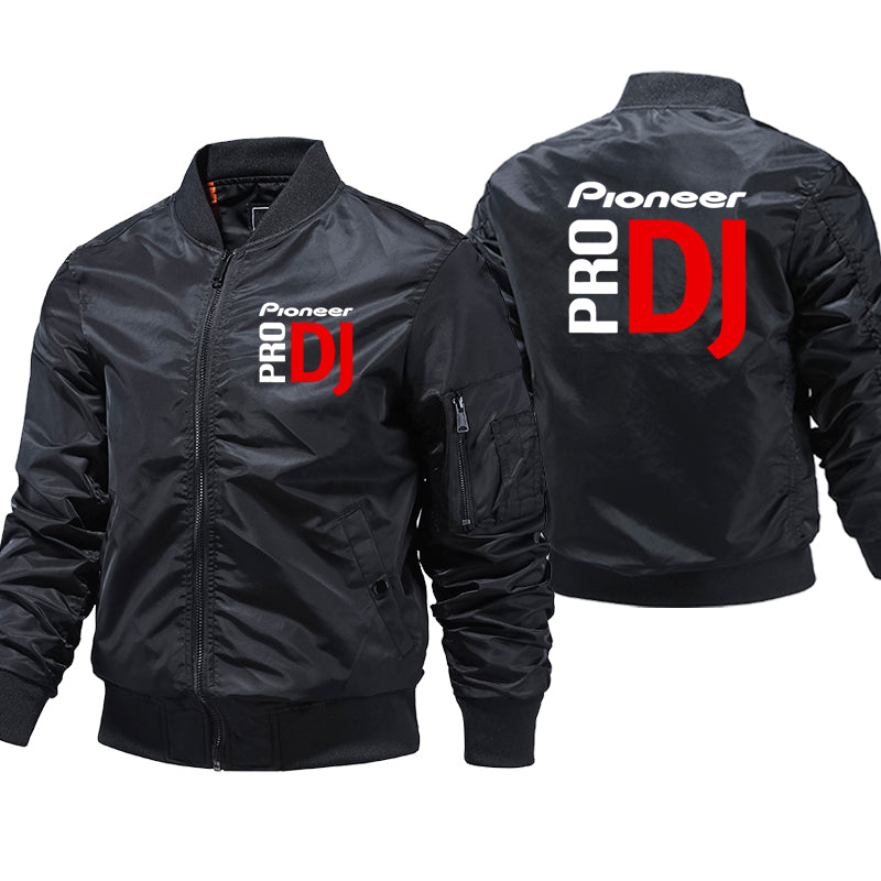 Pioneer Pro DJ Windbreaker Pilot Coat Men's Bomber Jackets Male Clothes Streetw