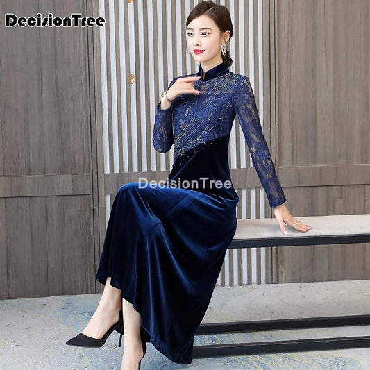 2022 oriental dress classic chinese traditional dress Women qipao chinese dress