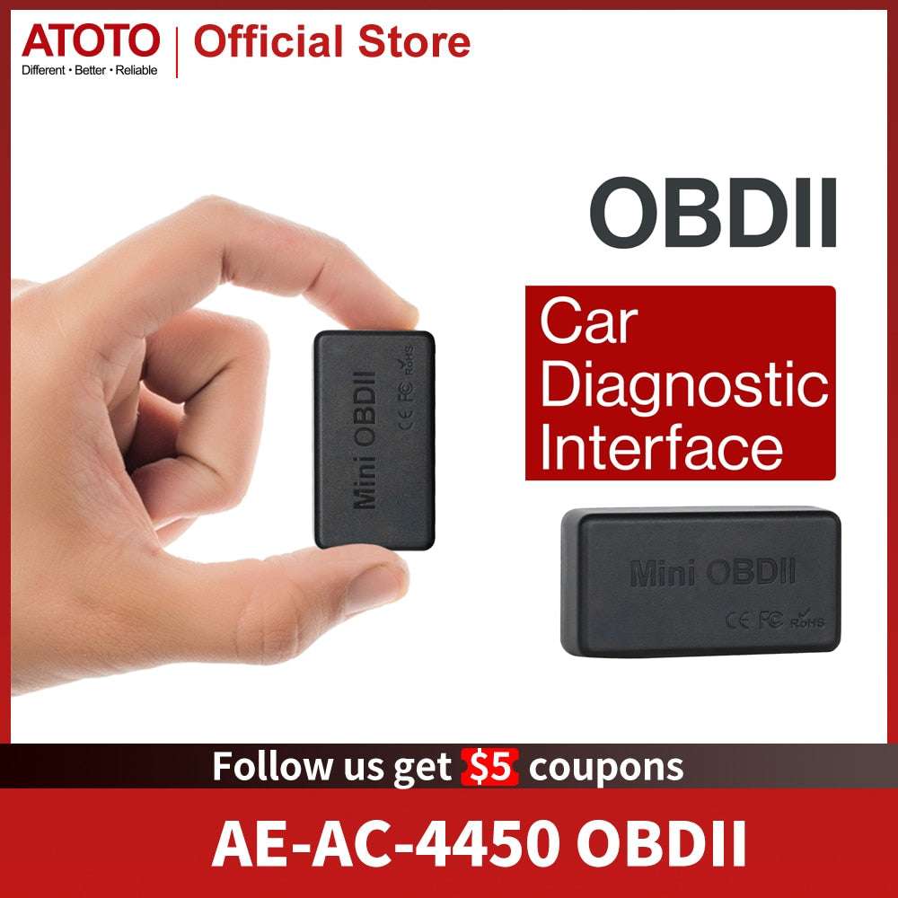 OBD2 Scanner Bluetooth - Android Car Diagnostic Tool Check Engine
