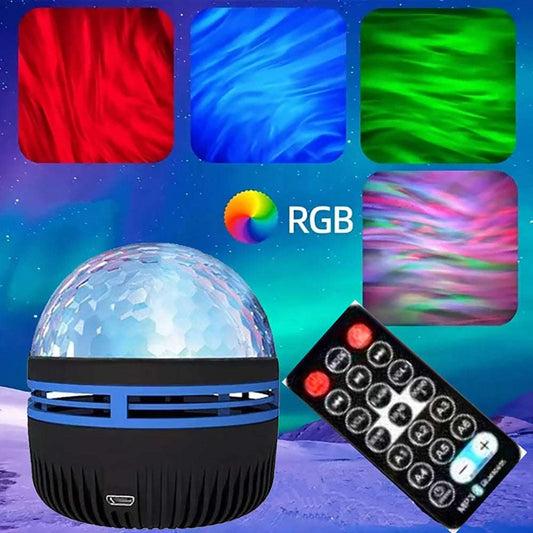 1pc Star Projector, Galaxy Projector, Water Ocean Wave Projector For Bedroom Ni