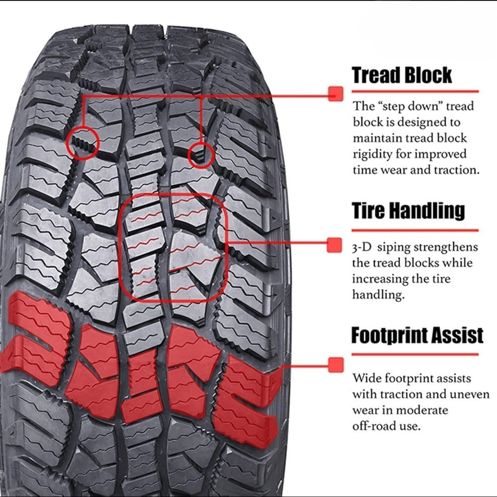 High quality - Set of 4 (FOUR) Terreno A/T 235/75R15 109S XL Load SUV All image 4