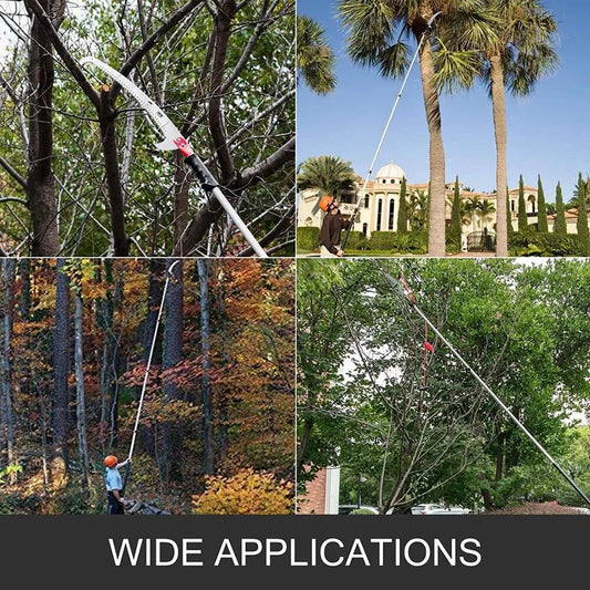 VEVOR Telescopic Pole Saw Reciprocating Hand Tools Pruner Aluminum Alloy High B image 1