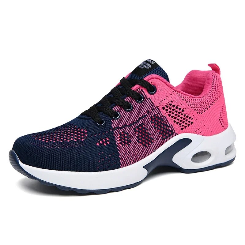 Women Shoes Running Increase Heel Breathable Mesh Platform Summer Outdoor Lig