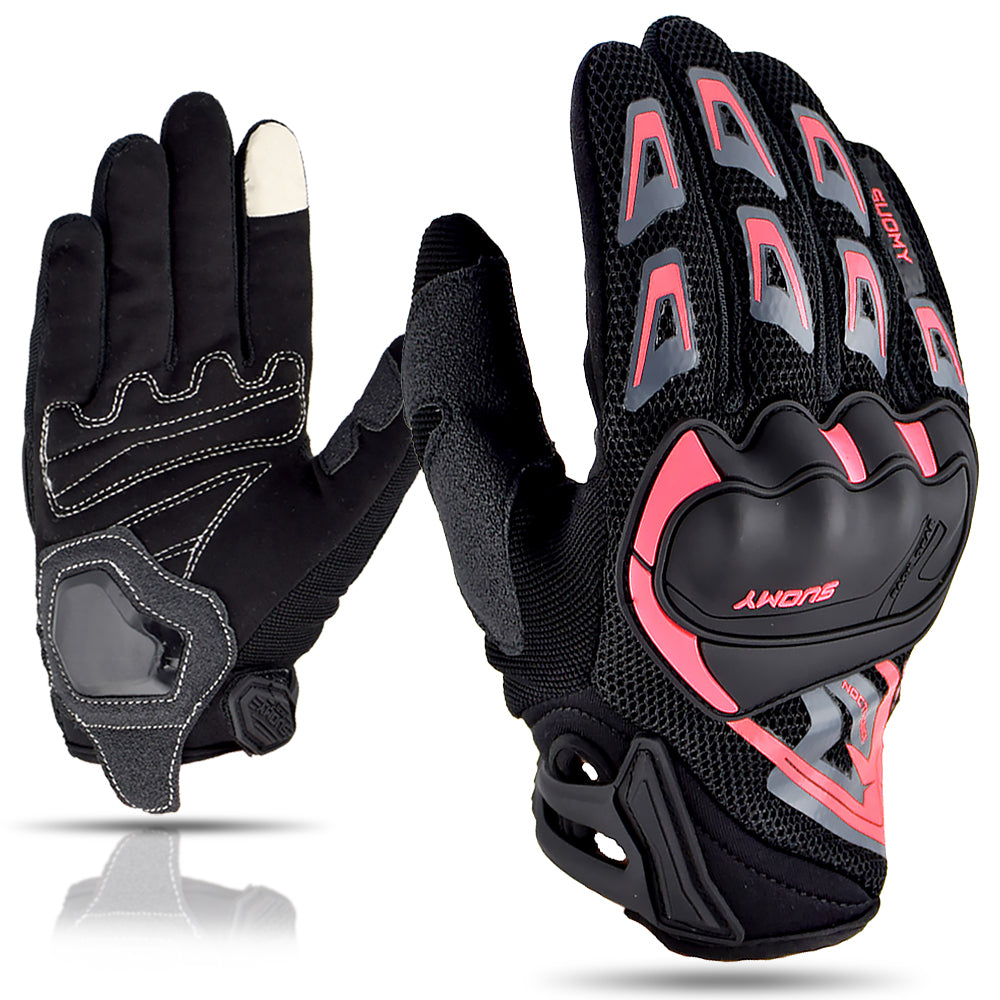 SUOMY Breathable Full Foldableer Racing Motorcycle Gloves Quality Stylishly Decorat