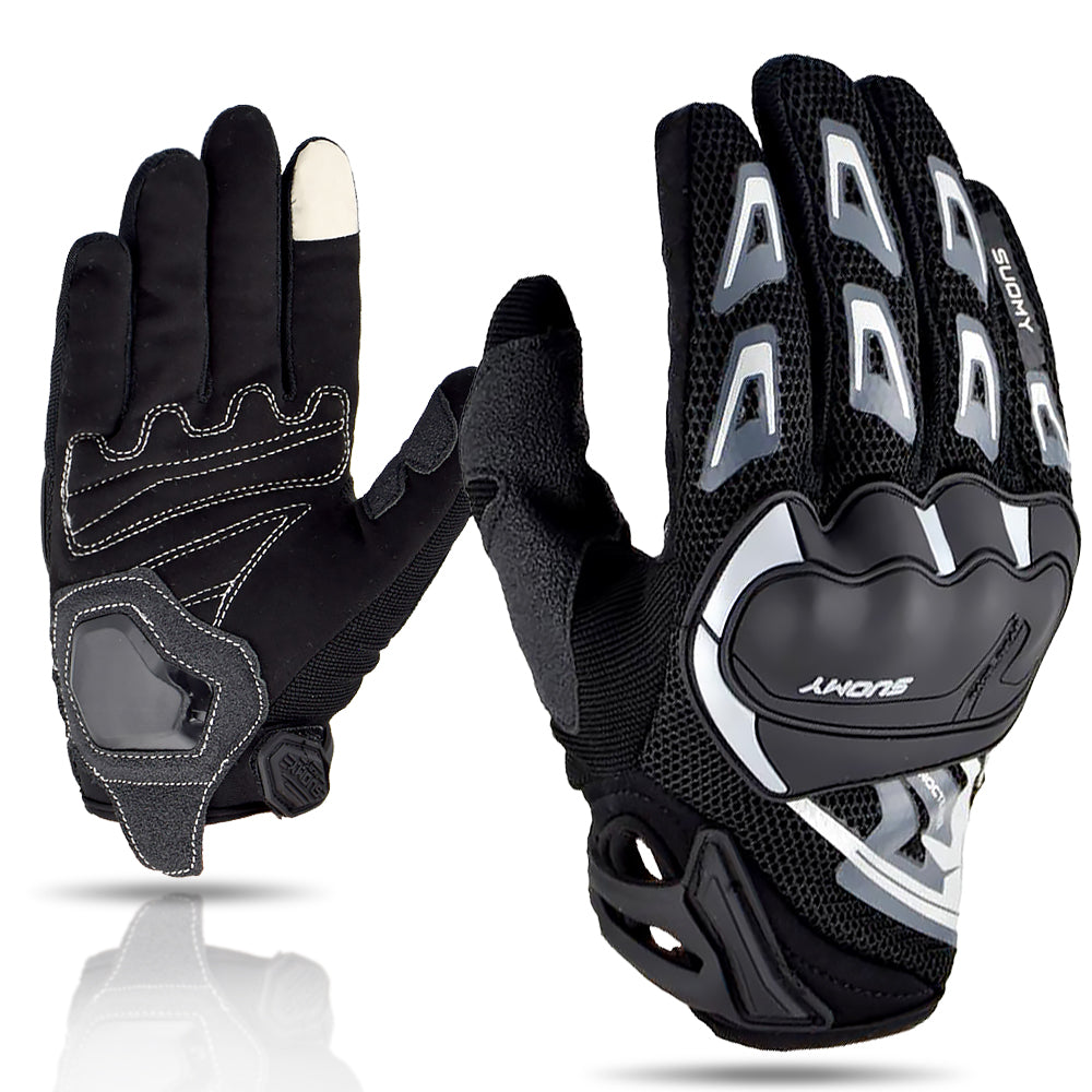 SUOMY Breathable Full Foldableer Racing Motorcycle Gloves Quality Stylishly Decorat