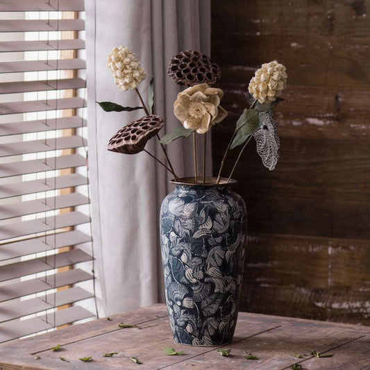 Jingdezhen Retro Literature And Art New Chinese Ceramic Vase Homestay Hotel TV