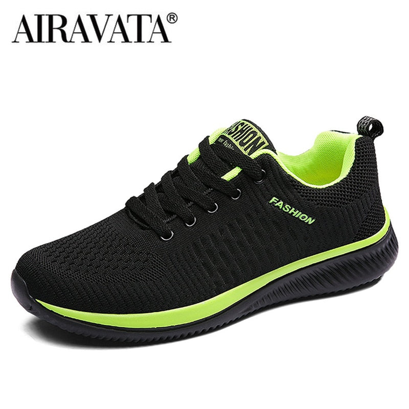 Men's Women's Knit Sneakers Breathable Athletic Running Walking Gym Shoes