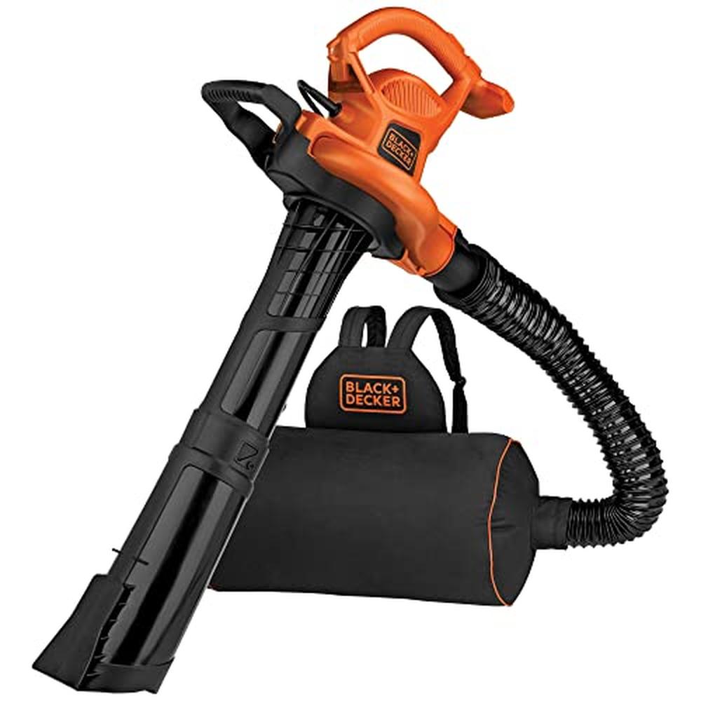 Leaf Blower Vacuum Mulcher 3In1 250 Mph Airflow Electric Corded Backpack Bebl70