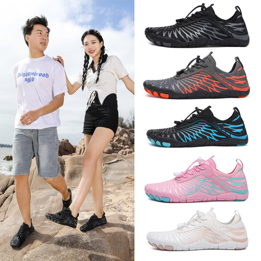 Unisex Wading Shoes Quick-Dry Aqua Shoes Running Fitness Sneakers Beach Sports