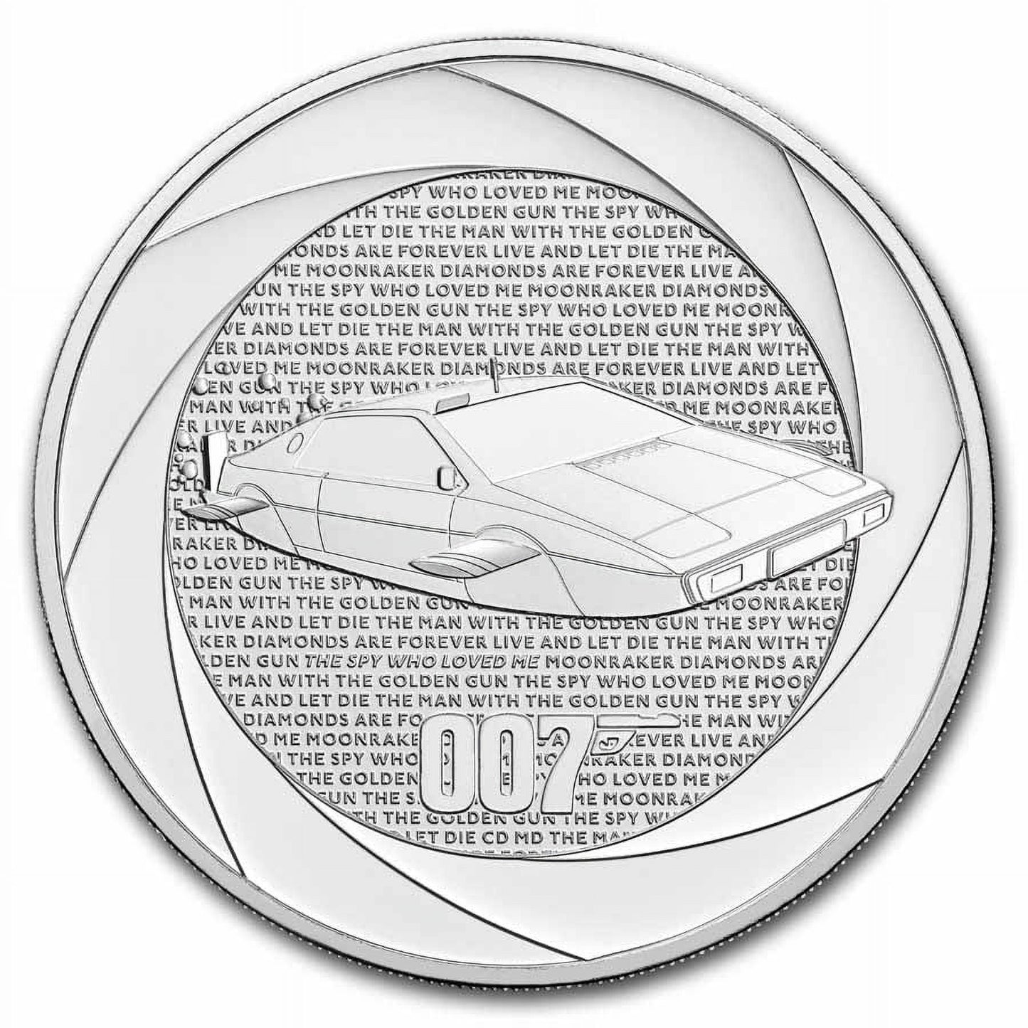 2023 GB Bond Films of the 70s £5 Brilliant Uncirculated Coin image 0