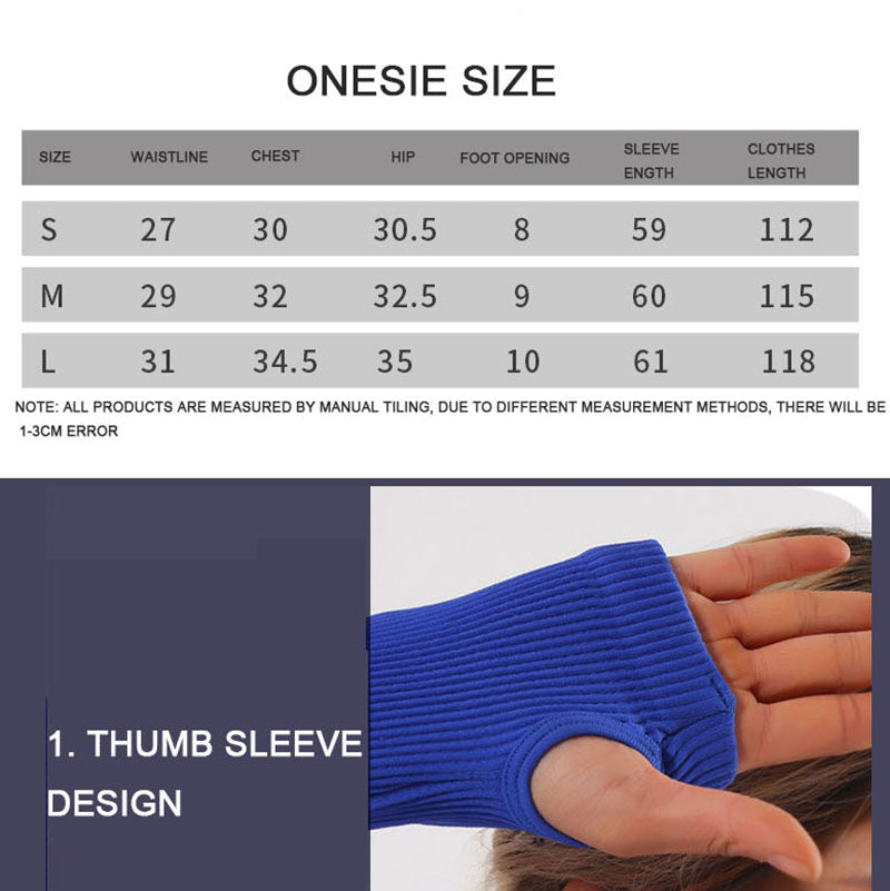 Oulylan One Piece Women's Tracksuit Yoga Set Yoga Jumpsuits Workout Long Sleeve image 8